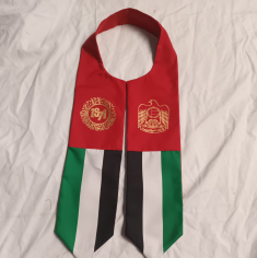 UAE National Day scarf in flag colours