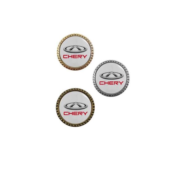 Gold, Silver and Bronze Color Round Metal Dome Badge
