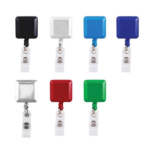 Customized Square Reel Badge for Epoxy Printing