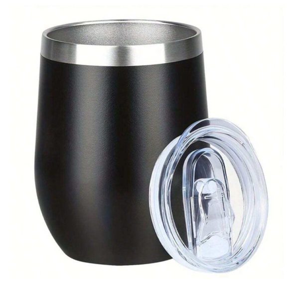 Personalized branded Black Color Double Wall Curvey Mug / Tumbler unique promotional gifts UAE