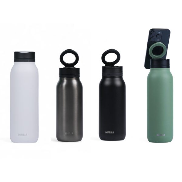 Personalized branded BOTELLA PRO – 900ml Multi-Functional Drink Bottle with Magnetic Phone Loop, unique promotional gifts UAE