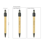 Bamboo-&-metal-pen-printing area details
