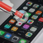 Wave design spinner stylus pen