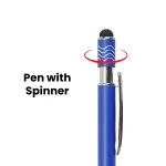 Stylus pen with spinner