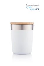 Corporate eco drinkware – recycled insulated mug with branding option