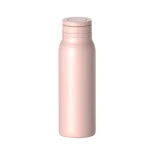 Botella Ultra stainless steel water bottle with integrated MagSafe holder attaching an iPhone, showcasing durable eco-friendly design and wide opening for easy cleaning.