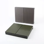 Premium 5-Piece Professional Gift Set including PU notebook, metal pen, card holder, and keychain displayed in an open elegant box, perfect for corporate gifting
