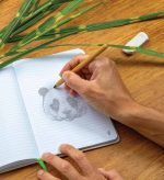 “ETERNITY bamboo long lasting eco pencil – writes 100x, no sharpening, natural finish
