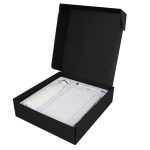 LAUTA branded gift set in matching — bottle, notebook, pen
