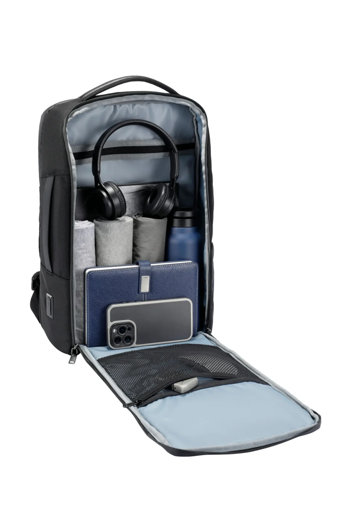 Premium two-tone design bag with MagSafe compatibility and smart storage