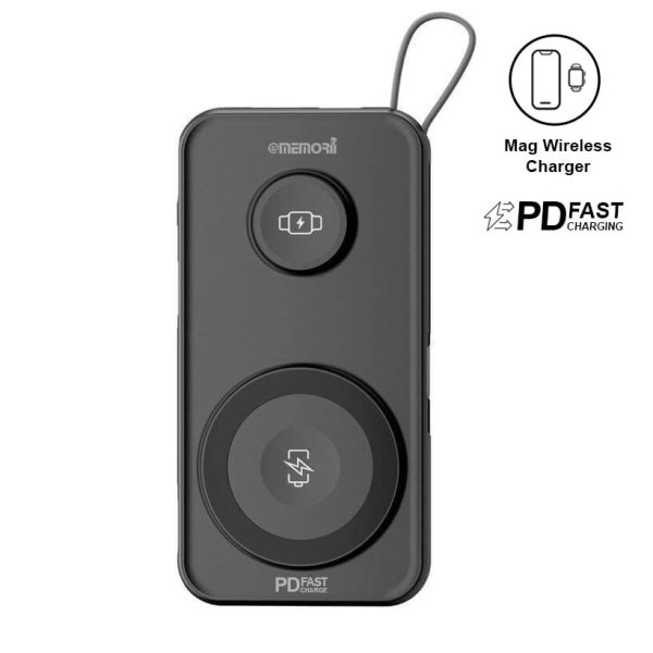Wireless + wired universal corporate powerbank with branding option