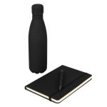 LAUTA branded gift set in matching — bottle, notebook, pen