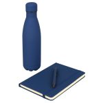 LAUTA branded gift set in matching — bottle, notebook, pen