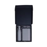 LAUTA branded gift set in matching — bottle, notebook, pen