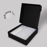 LAUTA branded gift set in matching — bottle, notebook, pen