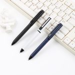 “MIJAS metal pen with twist action and steel barrel”