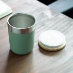 Corporate eco drinkware – recycled insulated mug with branding option