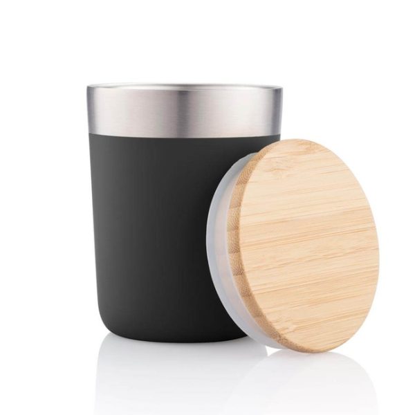 Corporate eco drinkware – recycled insulated mug with branding option