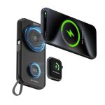 Wireless + wired universal corporate powerbank with branding option