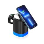 Corporate tech gift — compact wireless charger with branding option