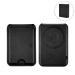 Eco-Friendly Recycled PU Leather 15W Fast Wireless Charger and Card Holder