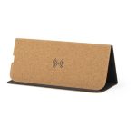 DEBNO Cork Mouse Pad with 15W Wireless Charger and Integrated Phone Stand