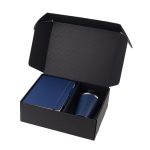 KOKSI Gift Set Packaging – Black Gift Box with Tumbler, Notebook & Pen