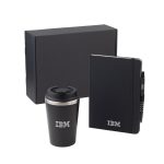 KOKSI Gift Set Packaging – Black Gift Box with Tumbler, Notebook & Pen