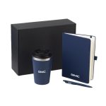 KOKSI Gift Set Packaging – Black Gift Box with Tumbler, Notebook & Pen