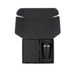 KOKSI Gift Set Packaging – Black Gift Box with Tumbler, Notebook & Pen
