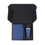 KOKSI Gift Set Packaging – Black Gift Box with Tumbler, Notebook & Pen