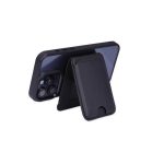 MAG3 Giftology 3-in-1 Magnetic Wireless Charger Card Holder with smartphone, earbuds, and smartwatch charging simultaneously