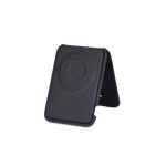 MAG3 Giftology 3-in-1 Magnetic Wireless Charger Card Holder with smartphone, earbuds, and smartwatch charging simultaneously