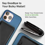 Eco-Friendly Recycled PU Leather 15W Fast Wireless Charger and Card Holder