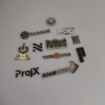 Vision Advertising custom corporate metal magnet lapel pins in Dubai
