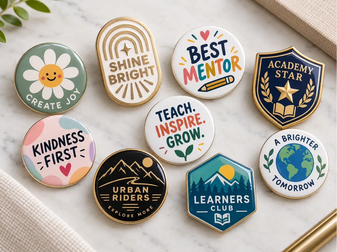 Custom logo staff badges for corporate teams and employees in Dubai UAE