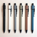 Hexaspinner Pen push-action ballpoint pen with fidget spinner — corporate gift