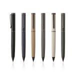 AGENDA PEN PLUS premium stainless steel and copper metal pen with smooth blue ink — corporate gift