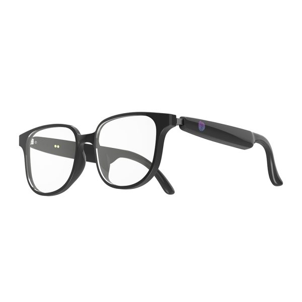 AI-GLASS smart clear glasses with AI chat and Bluetooth — corporate gift