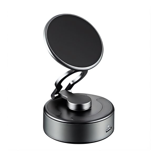 SUCTION PRO compact magnetic vacuum phone holder with folding design — corporate gift