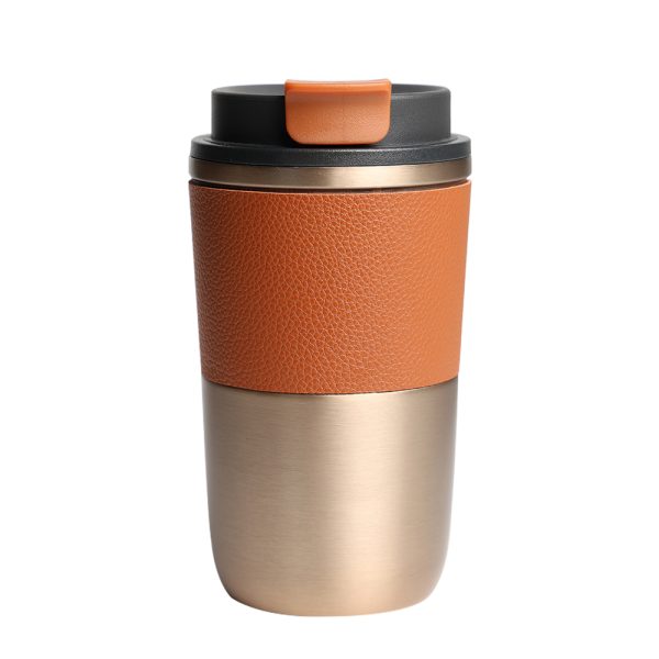 COZY TUMBLER stylish 420ml stainless steel double-wall mug for hot and cold drinks — corporate gift