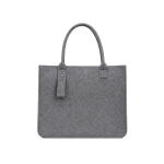Felty grey felt tote bag — corporate gift