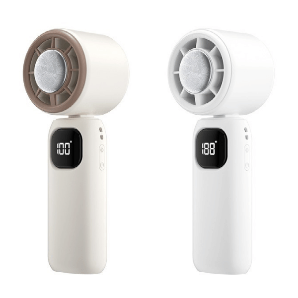 ICY FAN – Portable Rechargeable Neck & Handheld Cooling Fan — corporate gift Dubai