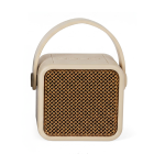 CHARM Beige | Portable Bluetooth 5.4 Speaker with Carry Handle — corporate gift Dubai