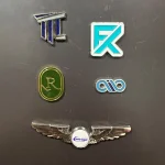 Soft enamel logo lapel pins for corporate branding UAE