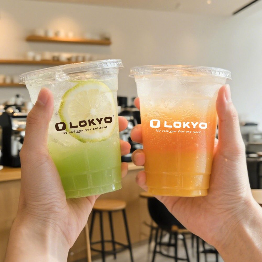 Customized Plastic Cups for juice and milkshakes