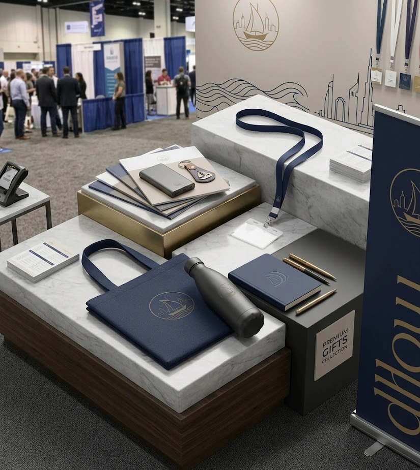 Branded promotional products for events and exhibitions in Dubai