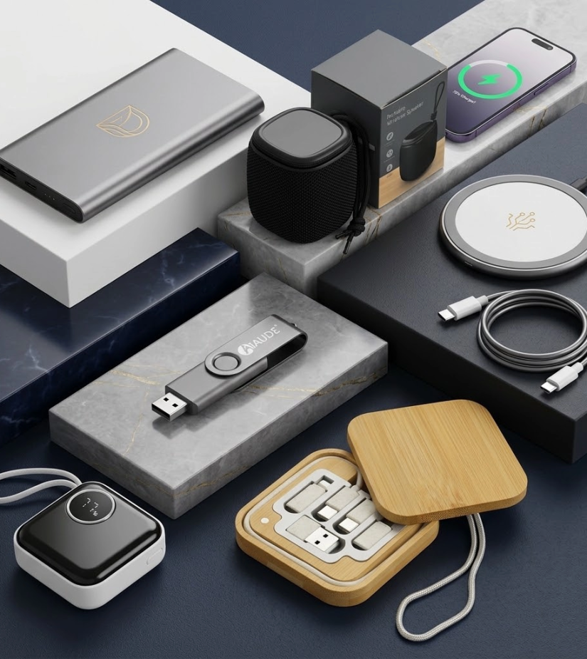 Branded tech promotional products and accessories in Dubai